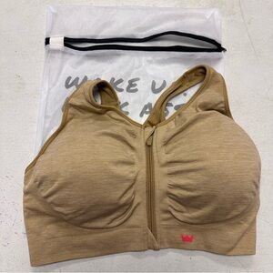 New Shefit Honey Wheat Perfect Lounge Bra Sports Bra